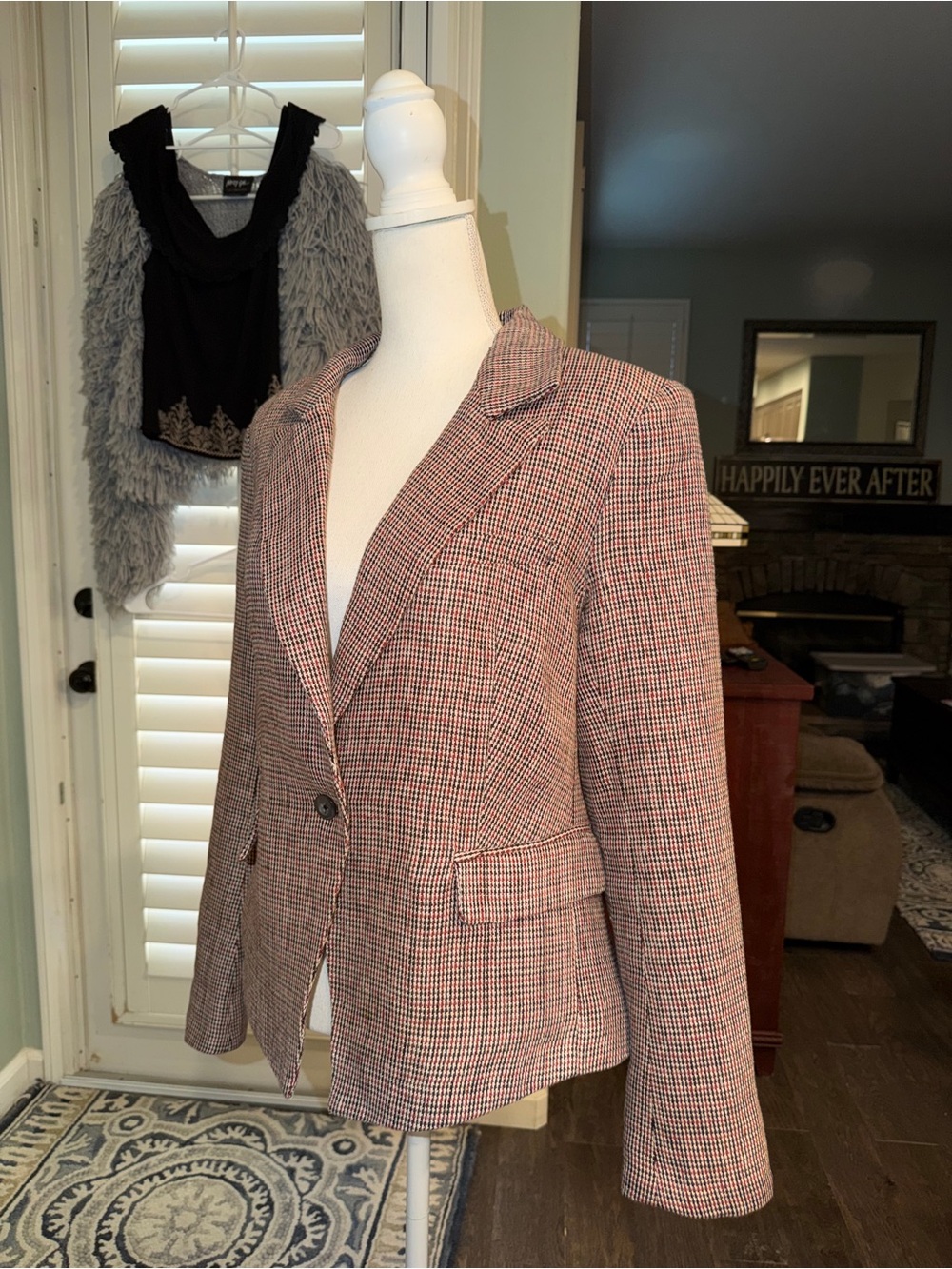 Free People Houndstooth Blazer